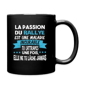 Rallye Motosport Automobile Sport Cadeau Humour - Mug uni - noir - Droite