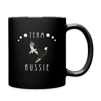 Team Aussie - Black Tri (with tail) - Mug uni - noir - Droite