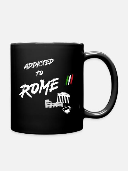 Addicted to ROME Italy - Full Colour Mug - black
