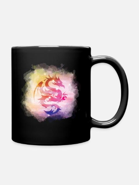 Dragon - Full Colour Mug - black