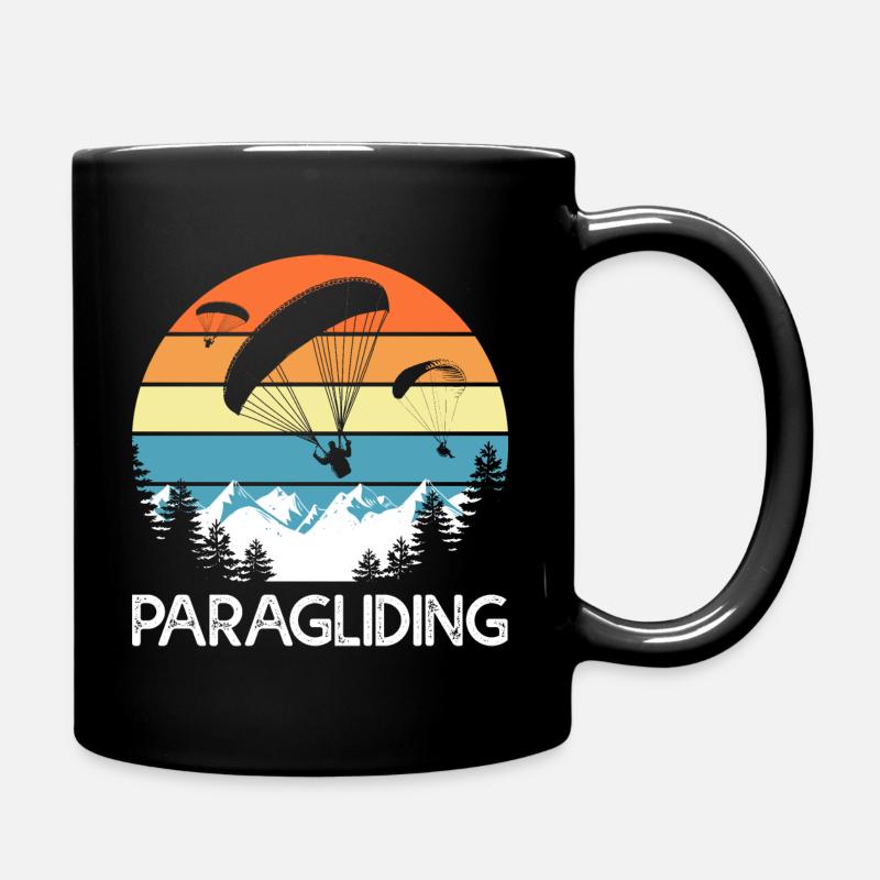 paragliding cadeau sport parapente - Mug uni - noir