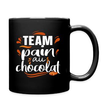 Team Pain au Chocolat Citations Humour Gourmand - Mug uni - noir - Droite