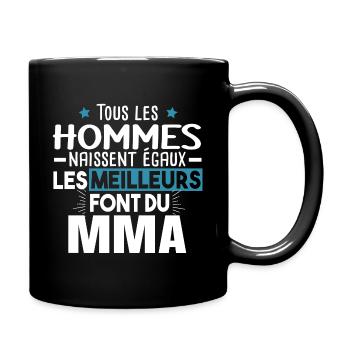 MMA Boxe Sport Cadeau Humour Ju-Jitsu Krav Maga - Mug uni - noir - Droite