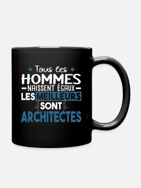 Architecte Architecture Métier Maison Humour - Mug uni - noir