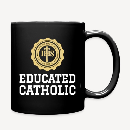 EDUCATED CATHOLIC - Full Colour Mug