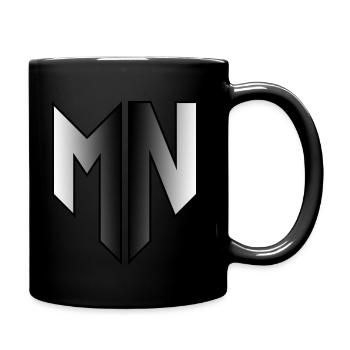 Machinery Nation Logo (GRAU) - Tasse einfarbig - Schwarz - Rechts