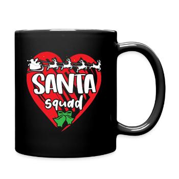 Escouade du Père Noël Joyeux Noël - Mug uni - noir - Droite