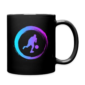 Sporty Hobby Leidenschaft Basketball - Tasse einfarbig - Schwarz - Rechts