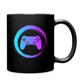 Sporty Hobby Leidenschaft Gaming - Tasse einfarbig - Schwarz - Rechts
