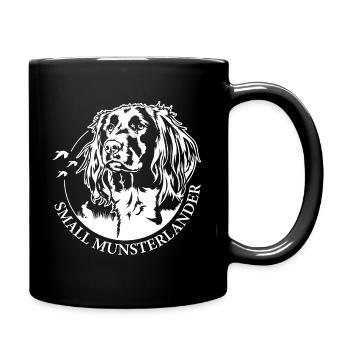 SMALL MUNSTERLANDER Jagdhund Jagdhunde Wilsigns - Tasse einfarbig - Schwarz - Rechts