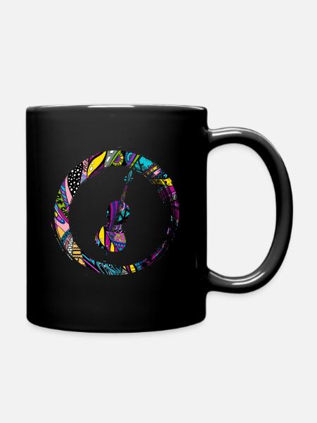 Sporty Hobby Leidenschaft Cello - Tasse einfarbig - Schwarz