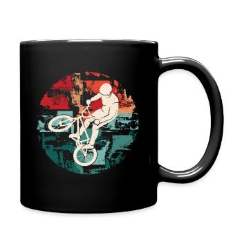BMX Bike Rider rétro Cycliste BMX - Mug uni - noir - Droite