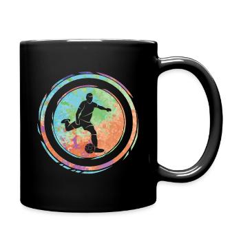 Football Player Football Player Young Footballer - Full Colour Mug - black - Right