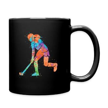 Joueur de hockey sur gazon Bunt Hockey Joueur de hockey - Mug uni - noir - Droite