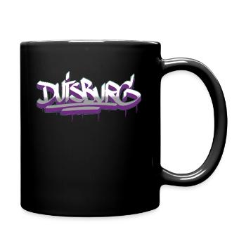 Duisburg Graffiti Shirt Style streetart urban cult - Tasse einfarbig - Schwarz - Rechts
