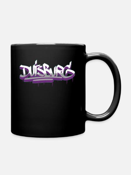 Duisburg Graffiti Shirt Style streetart urban cult - Tasse einfarbig - Schwarz