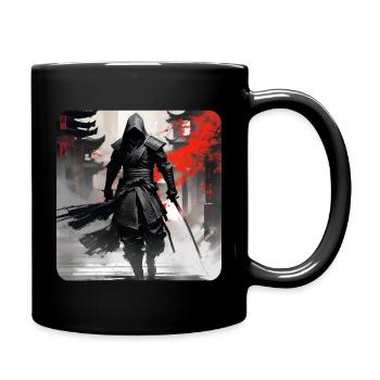 Fier guerrier samouraï Japon Asie Kendo Ninja - Mug uni - noir - Droite