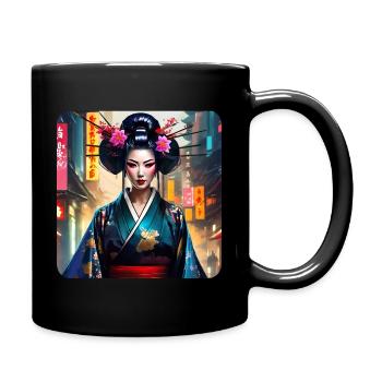 Geisha moderne - Mug uni - noir - Droite