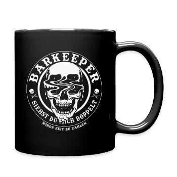 Barkeeper - Tasse einfarbig - Schwarz - Rechts