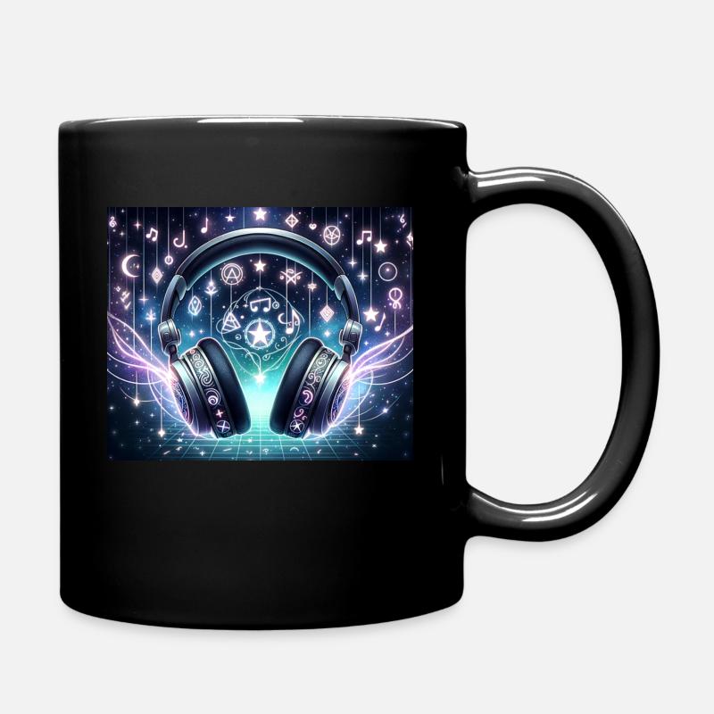 Resonanz der Runen - Tasse einfarbig - Schwarz