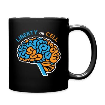 Explore the depths of thought ! - Full Colour Mug - black - Right