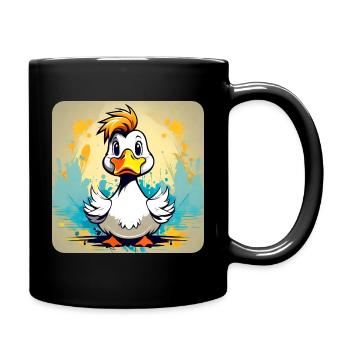 Drôle de canard - Mug uni - noir - Droite