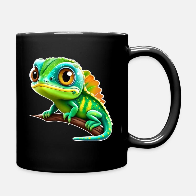 Mignon. Petit iguane - Mug uni - noir