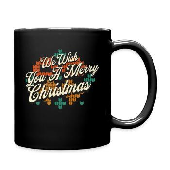 WE WISH YOU A MERRY CHRISTMAS - Tasse einfarbig - Schwarz - Rechts