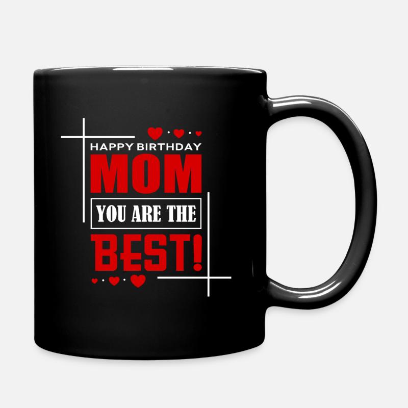 Happy Birthday - Tasse einfarbig - Schwarz