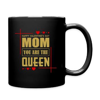 Valentins Day - Tasse einfarbig - Schwarz - Rechts