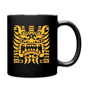 Drachenkopf Bold Fusion - Tasse einfarbig - Schwarz - Rechts