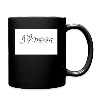 Mom - Full Colour Mug - black - Right