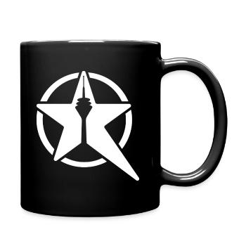 Rheinstar - Tasse einfarbig - Schwarz - Rechts