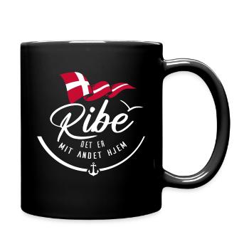 RIBE - My second home - w - Full Colour Mug - black - Right