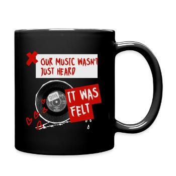 Our Music - Full Colour Mug - black - Right