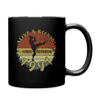33. Birthday Alive and kickin since 10/1991 - Full Colour Mug - black - Right