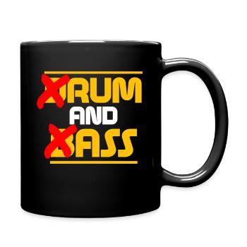 Drum and bass - Full Colour Mug - black - Right