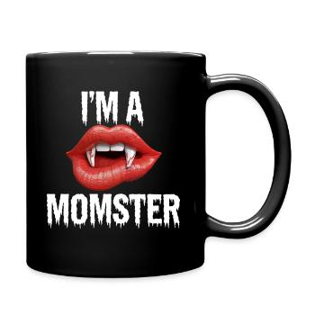 Chemise Vampire MOMSTER pour mamans pour Halloween - Mug uni - noir - Droite
