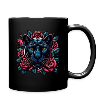 Panther - Full Colour Mug - black - Right