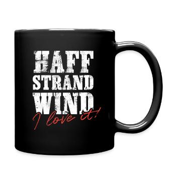 Haff Strand Wind – I love it! - Full Colour Mug - black - Right