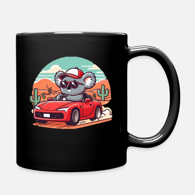 koala - Full Colour Mug - black