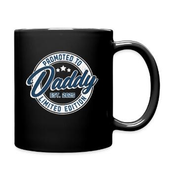 Promotion to Dad 2025 - Full Colour Mug - black - Right