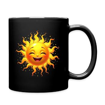 Sun Sunshine Summer Costume Carnival Carnival - Full Colour Mug - black - Right