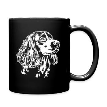 Boykin Spaniel Portrait Chien Chien Wilsigns - Mug uni - noir - Droite