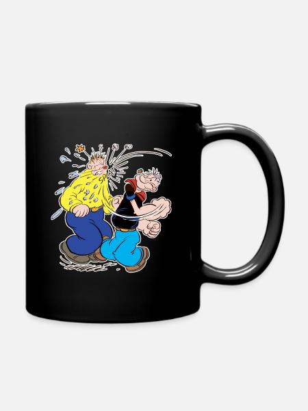 Popeye Splat - Mug uni - noir