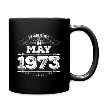 Established in May 1973 - Tasse einfarbig - Schwarz - Rechts