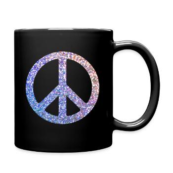 peace symbol - Full Colour Mug - black - Right