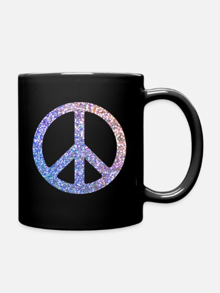symbole de la paix - Mug uni - noir