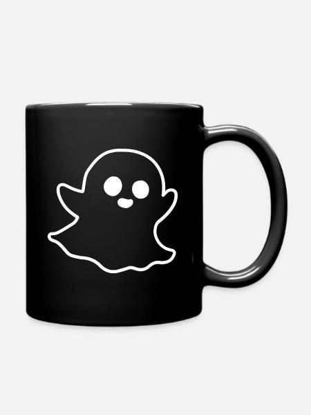 Geist - Tasse einfarbig - Schwarz