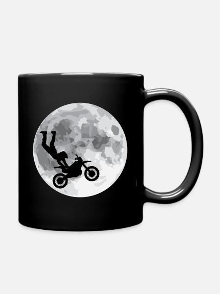 motocross - Mug uni - noir
